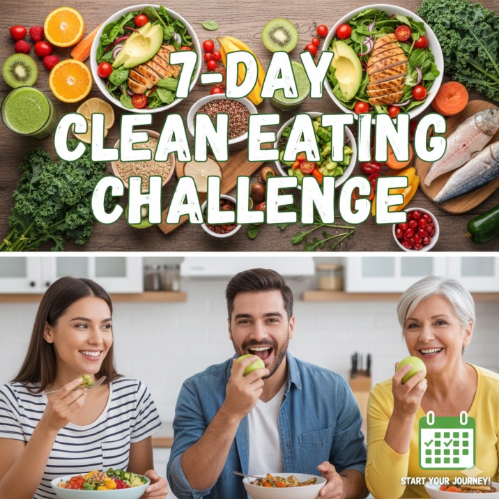 7-day clean eating challenge meal plan