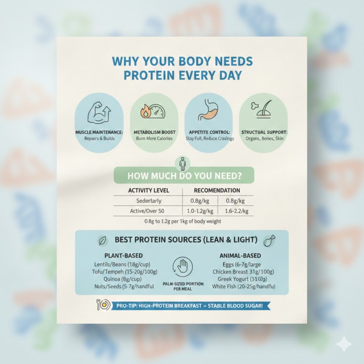 Importance of protein in daily diet