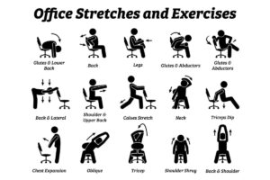Desk job fitness tips