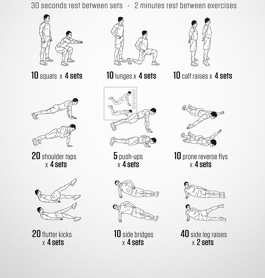 Full-body workout for busy people